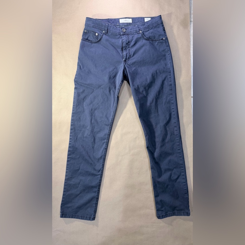BRAX Cooper Fancy Pants Men’s 33x32 – Regular Fit Dark Blue Chino